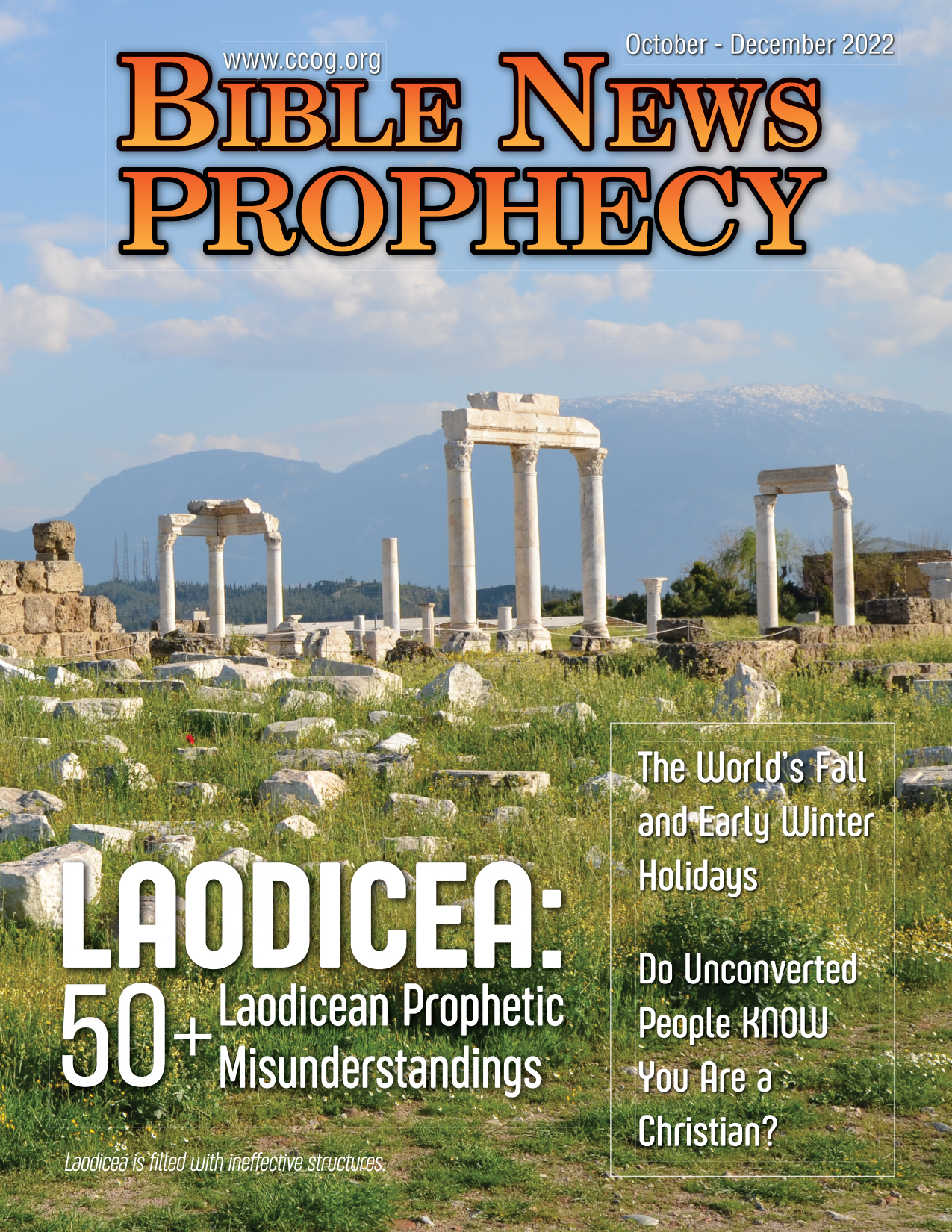 Bible News Prophecy October – December 2022:  Dating What should Christians know?